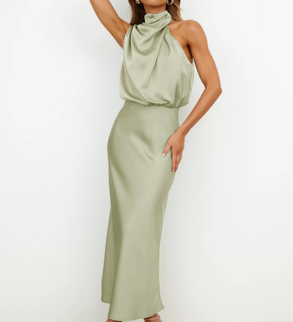 Tyra | Elegantna večernja haljina s halter izrezom