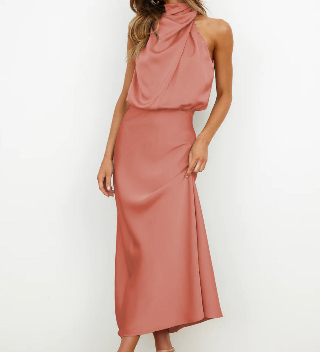 Tyra | Elegantna večernja haljina s halter izrezom