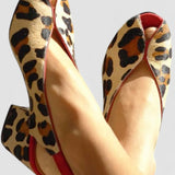 Louison - Sandale s leopardskim uzorkom