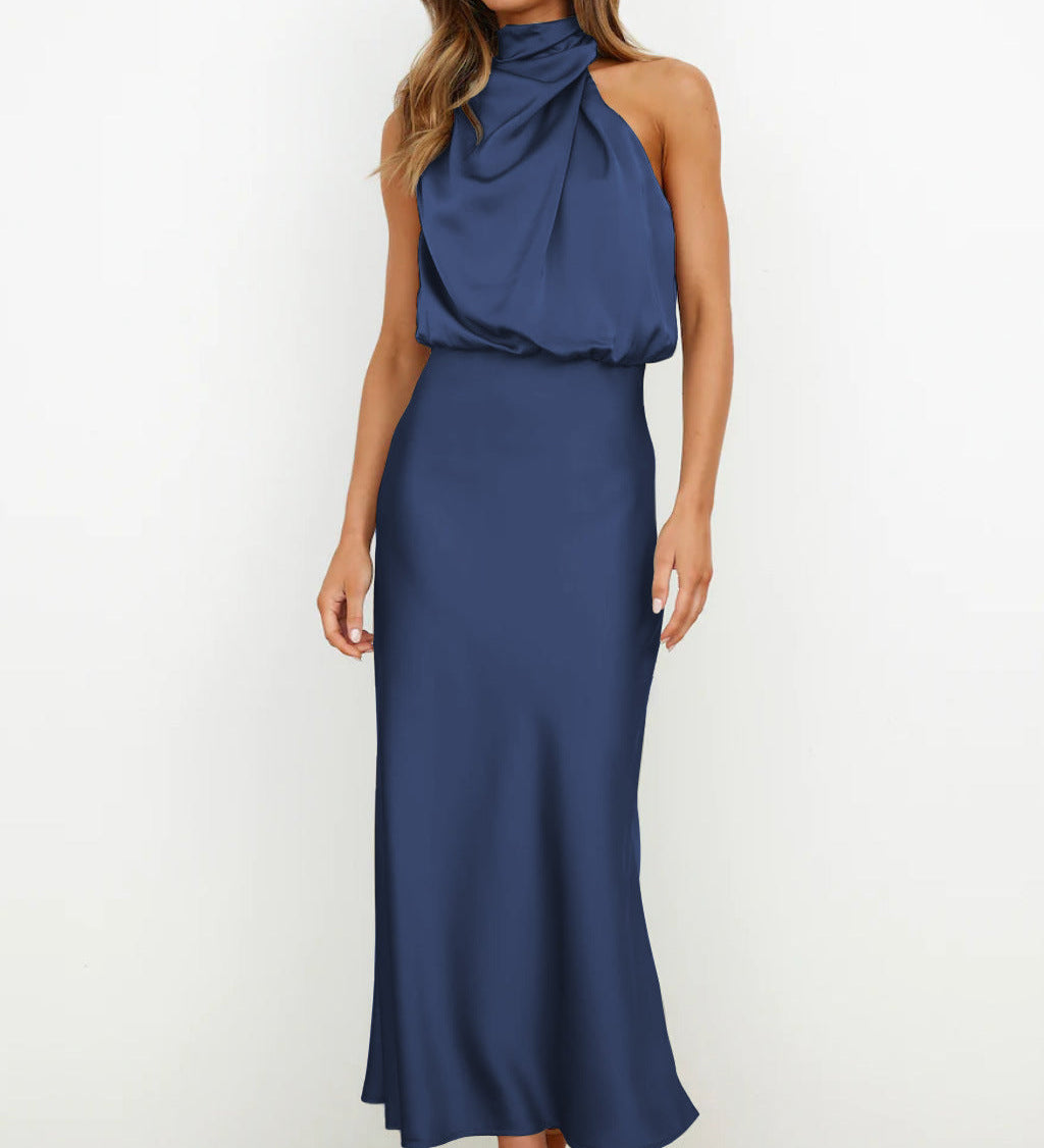Tyra | Elegantna večernja haljina s halter izrezom