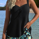 Laluna® | Tankini s uzorkom s kratkim hlačama u dva dijela