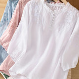 Cassiana - Bluza od Pamuka i Lina