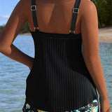 Laluna® | Tankini s uzorkom s kratkim hlačama u dva dijela
