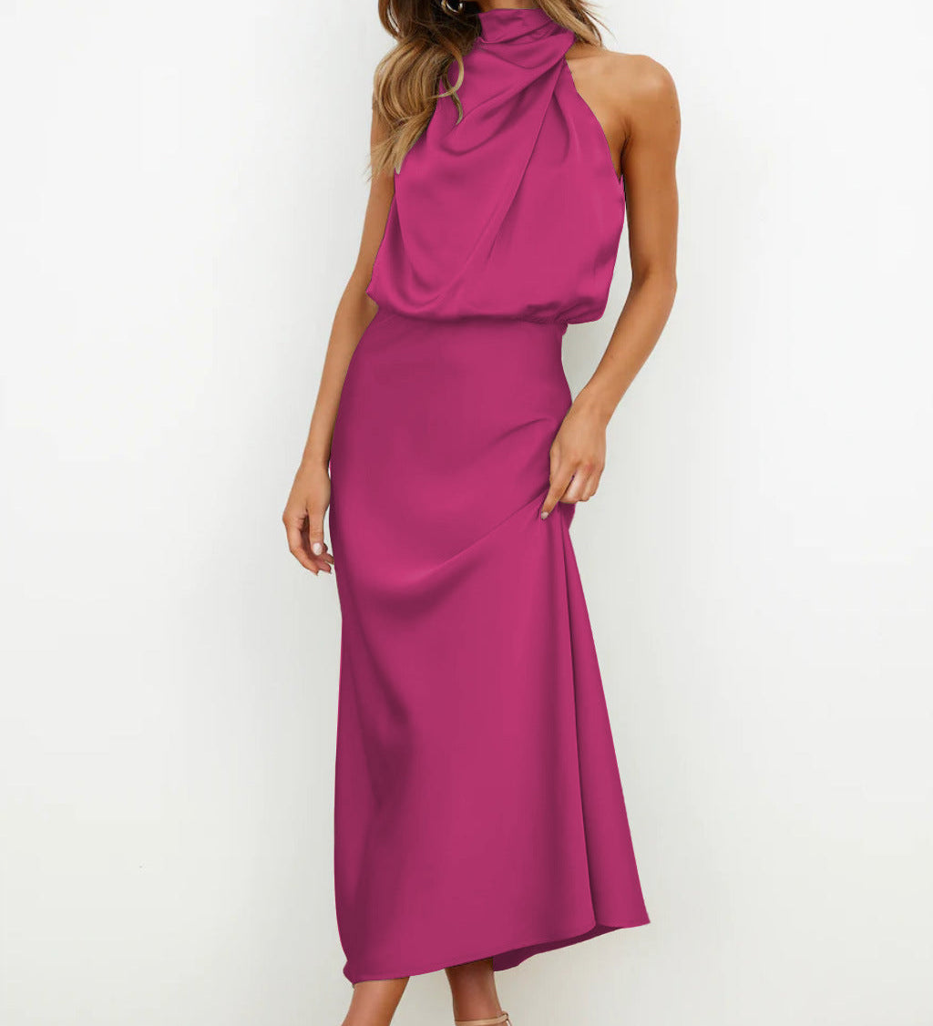 Tyra | Elegantna večernja haljina s halter izrezom