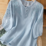 Cassiana - Bluza od Pamuka i Lina