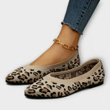 Paula - Čipkaste balerinke s leopard uzorkom