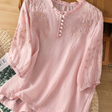 Cassiana - Bluza od Pamuka i Lina