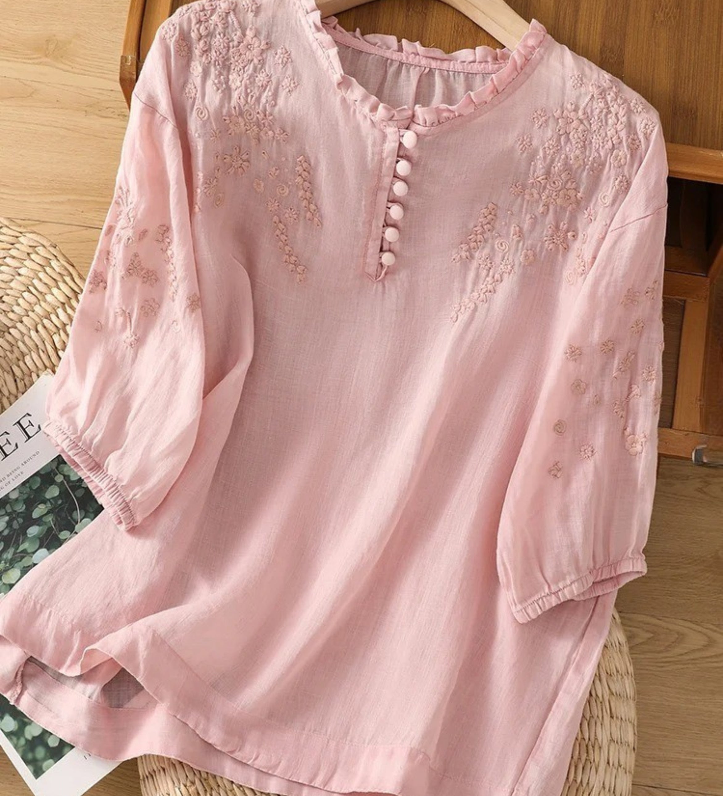Cassiana - Bluza od Pamuka i Lina