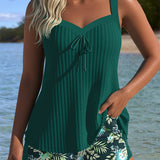 Laluna® | Tankini s uzorkom s kratkim hlačama u dva dijela