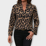 Catarina - Casual bluzica s uzorkom leoparda