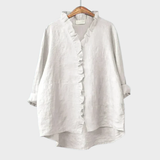 Eline | Elegantna Lanena Bluza za Ljeto