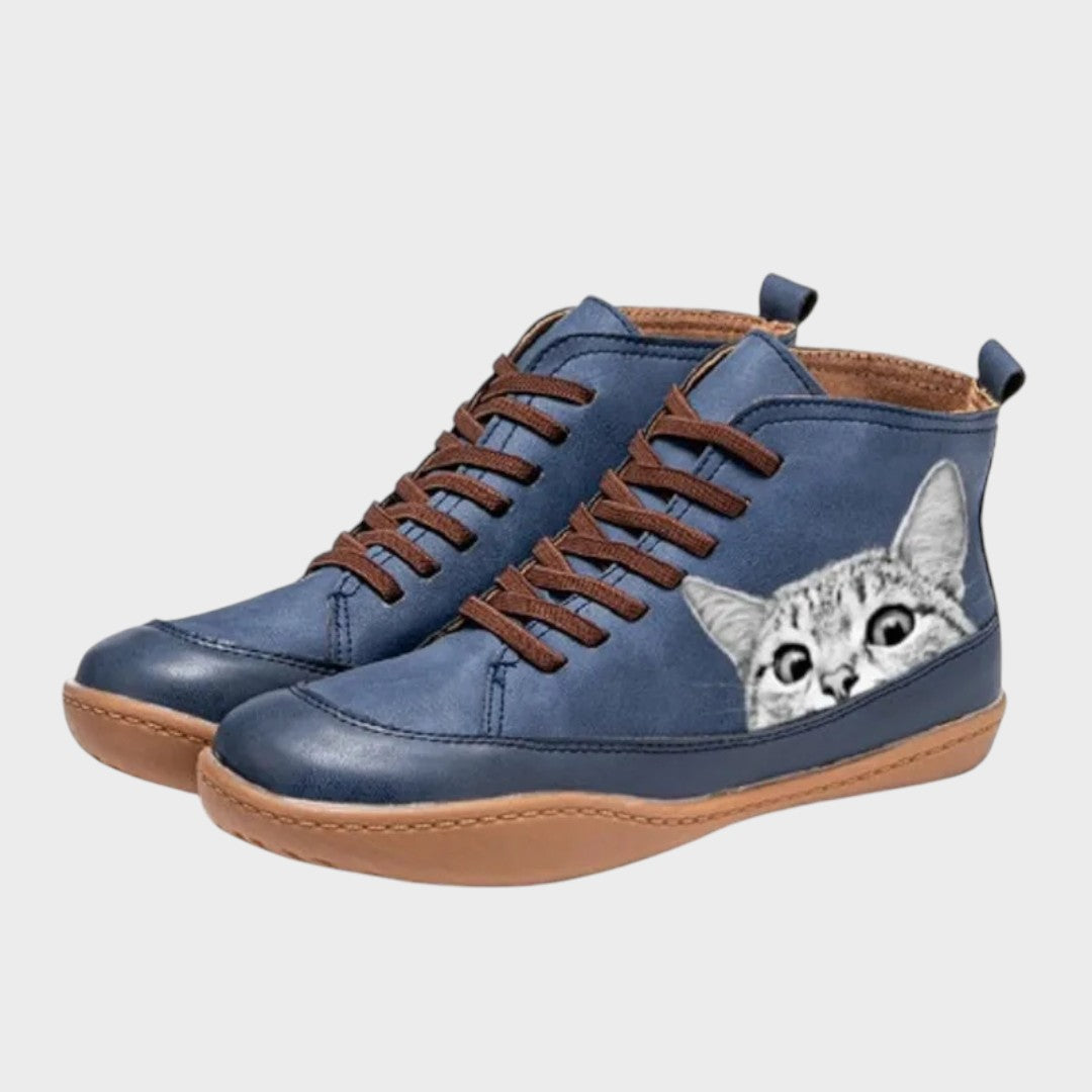 Kitty - Kožne čizme za ljubitelje mačaka