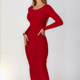 Agathe | Elegantna haljina s golim leđima