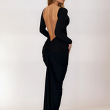 Agathe | Elegantna haljina s golim leđima