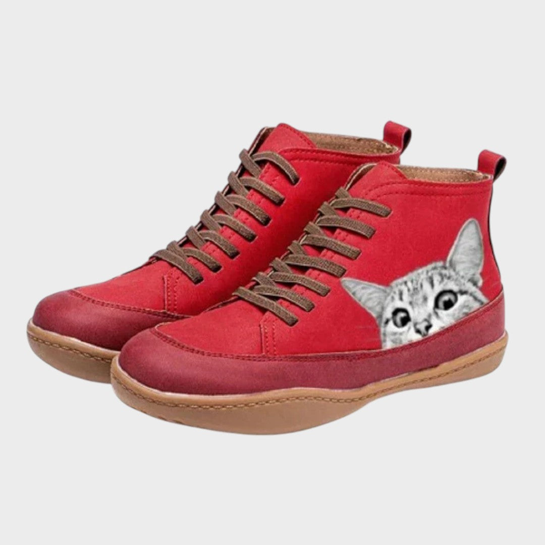 Kitty - Kožne čizme za ljubitelje mačaka