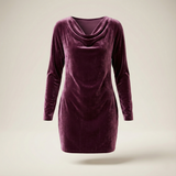 Alix | Elegantna Velur Haljina