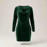 Alix | Elegantna Velur Haljina