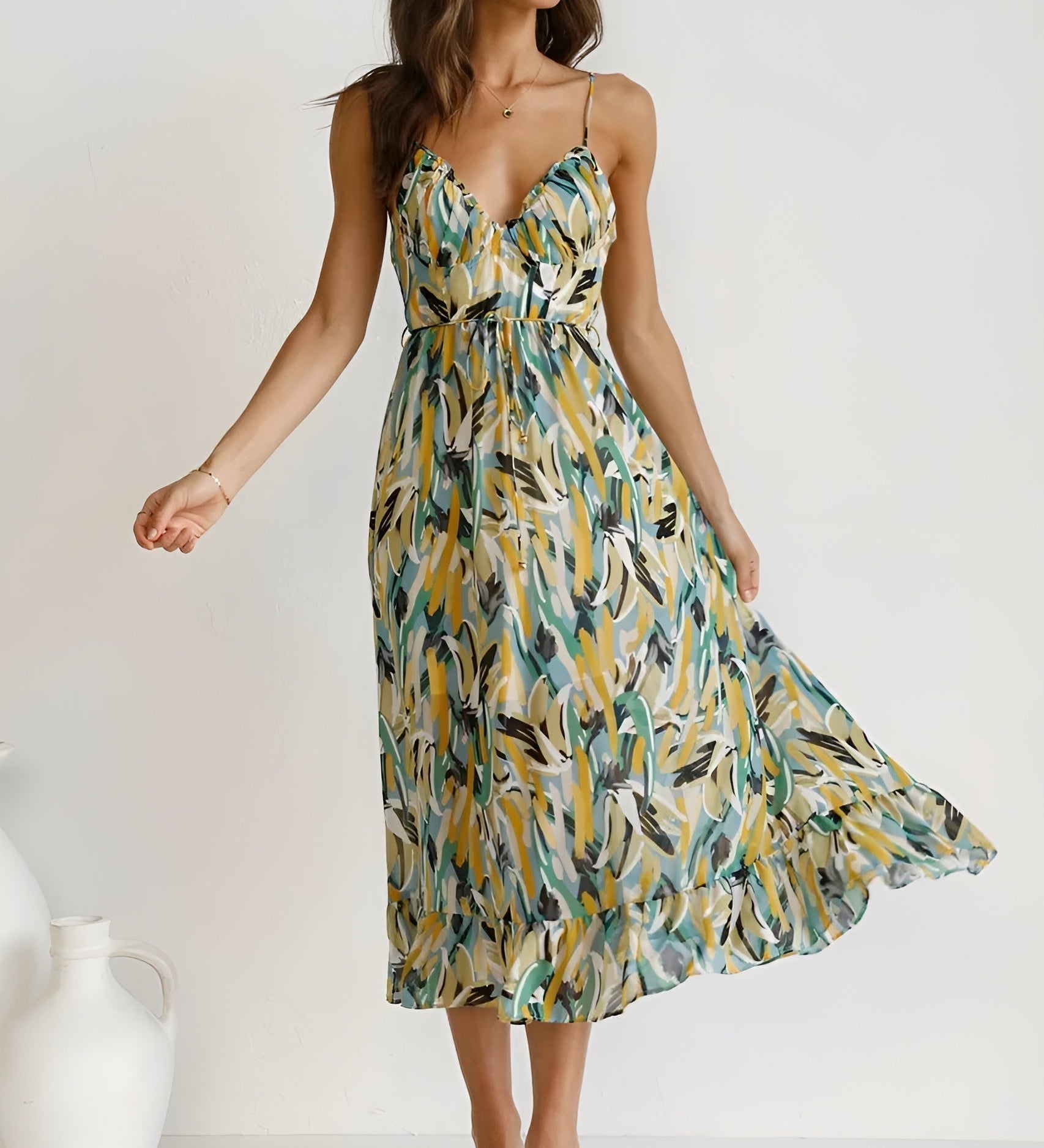 Evelina | Elegantna i šarena haljina