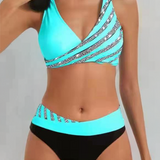 Mona - Bikini s uzorkom u toplim tonovima