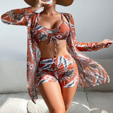 Laluna® | Set bikinija od 3 dijela s uzorkom