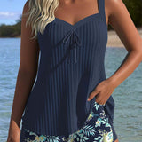 Laluna® | Tankini s uzorkom s kratkim hlačama u dva dijela
