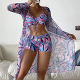 Laluna® | Set bikinija od 3 dijela s uzorkom