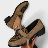 Carla - Elegantne ženske cipele s leopard uzorkom