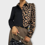 Valentina - Jednostavna bluzica s uzorkom leoparda
