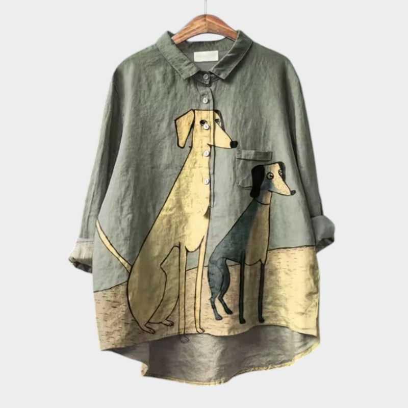Constance | Elegantna Ljetna Bluza od Lan