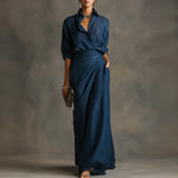 Angélique | Elegantni Set Košulja & Duga Suknja