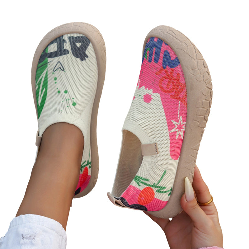 Zara | Slip-On Umjetnički Impresso & Mekana Sola