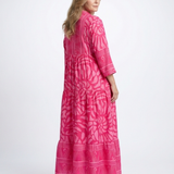 Amandine | Midi haljina s dugmadi