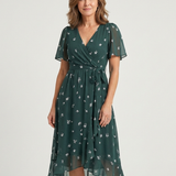 Chloé | Midi haljina s apstraktnim uzorkom
